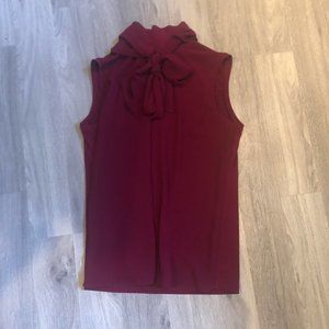 high-neck Karl Lagerfeld sleeveless shirt